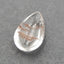 Natural Ghost Quartz Cabochon 39x25x13mm, 16.4g