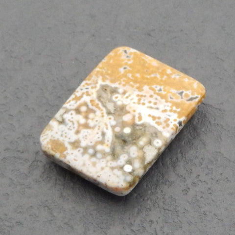 Natural Ocean Jasper Cabochon 27x36x8mm, 15g