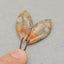 Natural Crazy Lace Agate Earring Beads 34*16*4mm, 6.8g