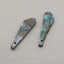 Natural Turquoise Earring Beads 22*8*3mm, 2.6g