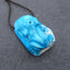 Carved Howlite Frog Gemstone Pendant Bead, Popular Stone Animal Pendant For Necklace, 35x26x18mm, 18.9g