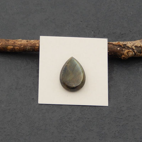 Natural Labradorite Cabochon 20x15x6mm, 4.0g