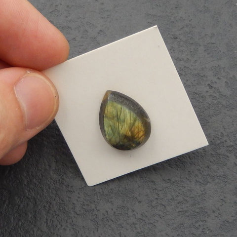 Natural Labradorite Cabochon 20x15x6mm, 4.0g