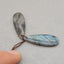 Natural Labradorite Earring Beads 37*14*4mm, 6.2g