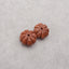 1 Pair Carved Natural Red Sand Sun Sitara  Flower Gemstone Earring Beads, Jewelry DIY Making, 15x5mm, 1.9g