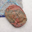 Natural Multi-Color Picasso Jasper Buddha Head Gemstone Pendant Bead, Side Drilled Gemstone Pendant,Handmade Pendant Gift, 42x35×10mm, 24.3g