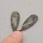 Natural Labradorite Earring Beads 35*13*4mm, 5.8g