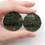 Natural Ocean Jasper Earring Beads 35X3mm, 15.3g