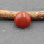 Natural Red Agate Cabochon 16x16x6mm, 2.2g