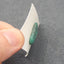 Cabochon de pierre gemme turquoise naturelle 22x10x4mm, 2.2g