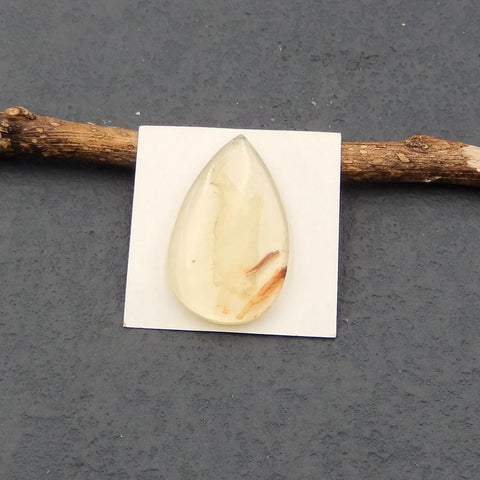 Natural Agate Cabochon 37x23x5mm, 6.3g