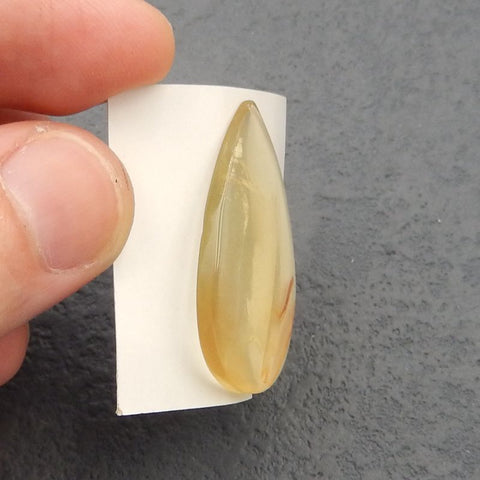 Natural Agate Cabochon 37x23x5mm, 6.3g