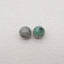 Natural  Chrysocolla Gemstone Earring Beads, Top Half Drilled Gemstone Earrings,10mm, 3g