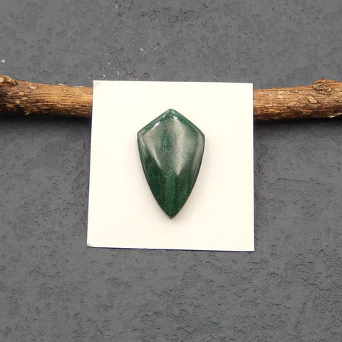 Natural Malachite Cabochon 26x16x5mm, 4.4g