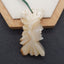 Unique Pendant, Carved Natural Mother Of Pearl Indian Head Gemstone Pendant Bead, Unique Pendant For Gift,  58x30x6mm,31.2g