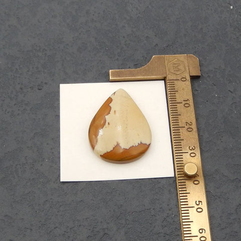 Natural Owyhee Jasper Cabochon 30x23x6mm, 5.3g