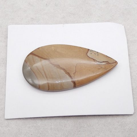 1 PC Natural  Picasso Jasper Cabochon,51x27x5mm,9.7g