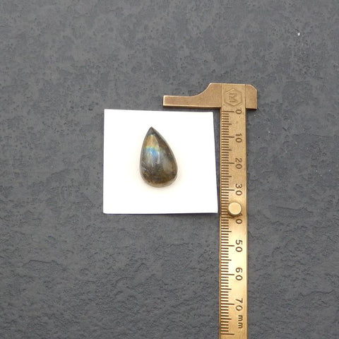 Natural Labradorite Cabochon 23x13x7mm, 3.5g