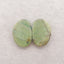 Natural stone Chrysocolla Gemstone Cabochon pair,24x17x6mm,7.4g