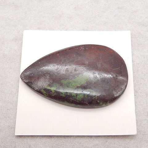 Natural Stone Mushroom Jasper Cabochon,36x23x5mm, 7.1g