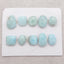 10 PCS Natural Larimar Cabochons ,15x12x3mm, 12.2g