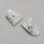 Natural K2 Earring Beads 34*25*3mm, 11.8g