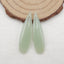 Natural Green Aventurine Earring Beads 40x9x4mm, 4.5g