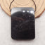 Natural Obsidian, Howlite And Picasso Jasper Intarsia Gemstone Pendant Bead, Side Drilled Gemstone Pendant,Handmade Pendant Gift, 38x28×5mm, 16.4g