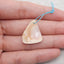 Natural Stone Shell Gemstone Pendant Bead,Unique Pendant for Jewelry DIY Making,24x20x4mm,3.5g