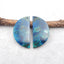 Natural Chrysocolla Earring Beads 20x40x3mm, 11.2g