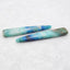 Natural Chrysocolla Earring Beads 48x9x4mm, 5.6g