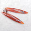 Natural Red Agate Earring Beads 54*9*4mm, 6.5g