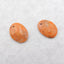 Natural Red Coral Earring Beads 22*17*4mm, 3.8g