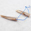 Natural Shell Earring Beads 30*5*4mm, 2.2g