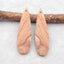 Natural Sandstone Earring Beads 49*12*4mm, 6.8g