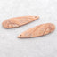 Natural Sandstone Earring Beads 49*12*4mm, 6.8g