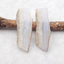 Natural Blue Lace Agate Earring Beads 38*19*3mm, 7.3g