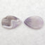 Natural Amethyst Earring Beads 30x20x3mm, 7.5g