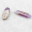 New Natural Stone Amethyst Earring Beads,Purple Stone Earrings, 30×8×4mm, 3.8g