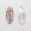 New Natural Stone Amethyst Earring Beads,Purple Stone Earrings, 30×8×4mm, 3.8g