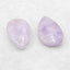 New Natural Stone Amethyst Teardrop Earring Beads, Drilled Earrings For Jewelry DIY Making,Purple Stone Earrings