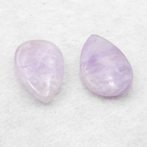 New Natural Stone Amethyst Teardrop Earring Beads, Drilled Earrings For Jewelry DIY Making,Purple Stone Earrings