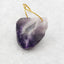 Natural Amethyst Pendant Bead 35*27*14, 13.2g