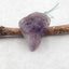 Natural Amethyst Pendant Bead 30*31*16, 19.6g