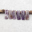 6 PCS Natural Amethyst Pendant Beads,26×10×4mm, 13.3g