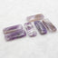 6 PCS Natural Amethyst Pendant Beads,26×10×4mm, 13.3g