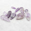 10 PCS Natural Amethyst Pendant Beads,Jewelry DIY Making, Gemstone Wholesale,24*8*4mm, 29*14*4mm,26.1g