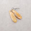 Natural Bumble Bee Stone Gemstone Earring Beads, Matched Gemstone Earring Pair, 34x11x4mm,5.4g