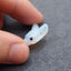 Opalite Carved wolf head Pendant Bead 23*17*9mm, 3.8g