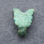 Natural Chrysocolla Carved wolf head Pendant Bead 23*16*9mm, 3.5g